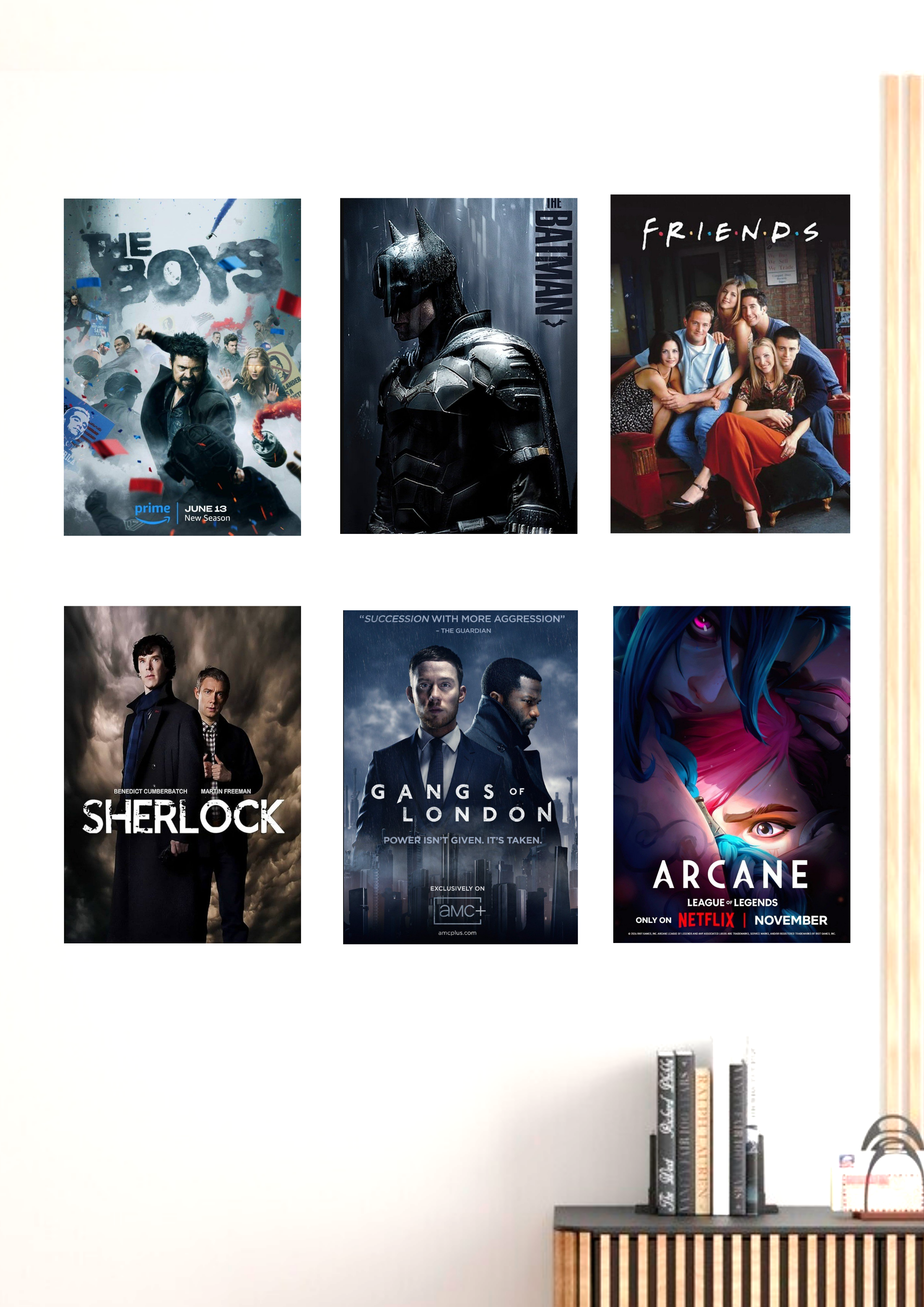 Exclusive movie collection wall Poster Set -Customers Choice 🔥 pack of 6